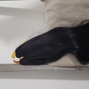 100% HUMAN HAIR KANEKALON REVLON CLIP PONYTAIL HAIR PIECE/ HAIR ACCESSORY